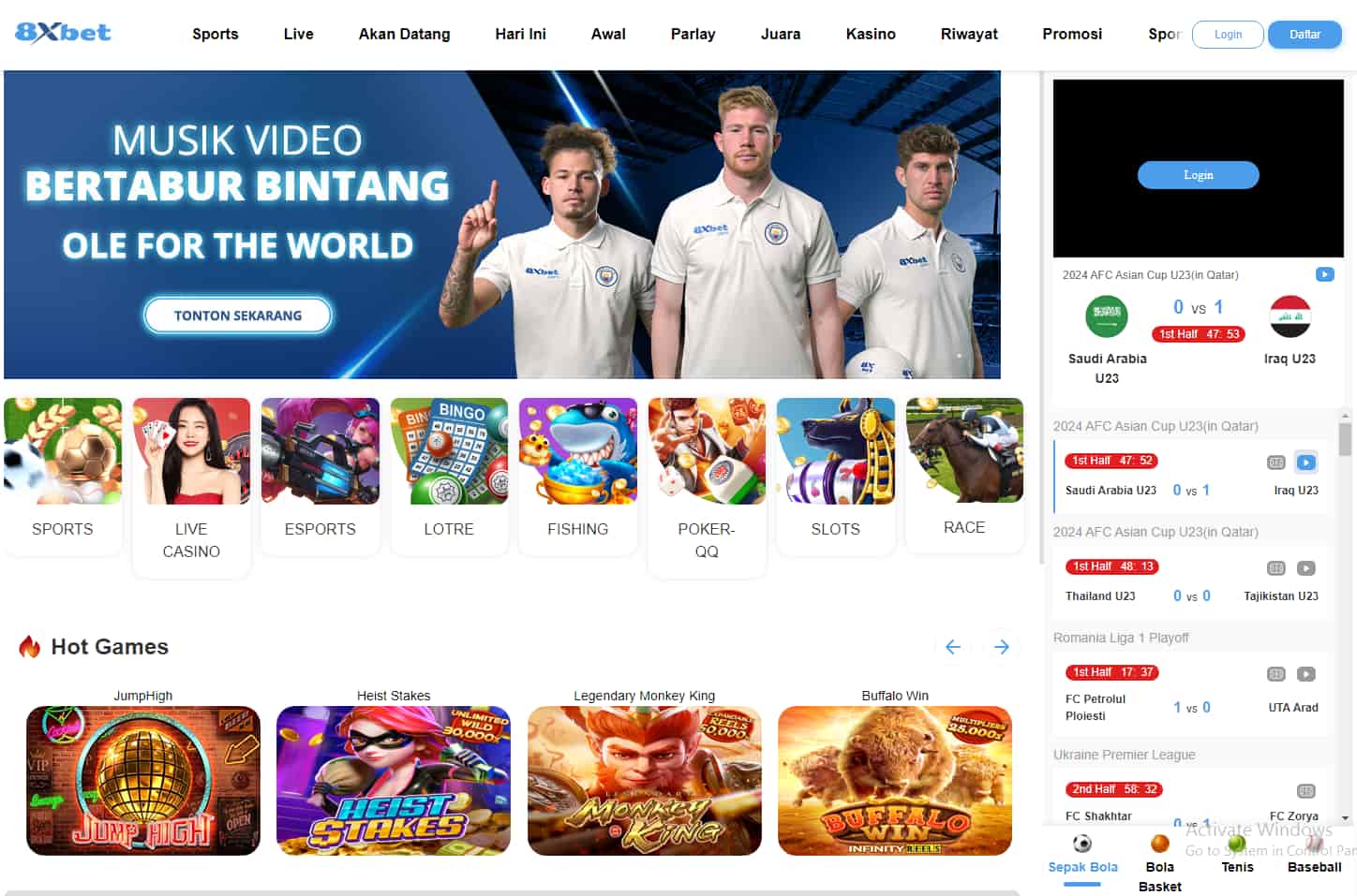 Daftar 8xbet